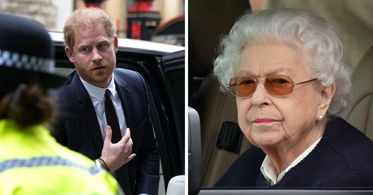 prince harry and queen elizabeth ii