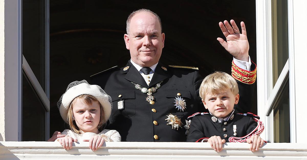 prince albert of monaco ex posts photo four children tro