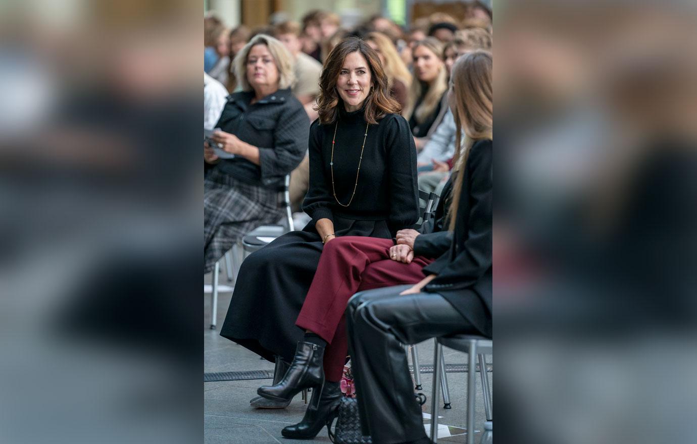 crown princess mary attends international day of the girl