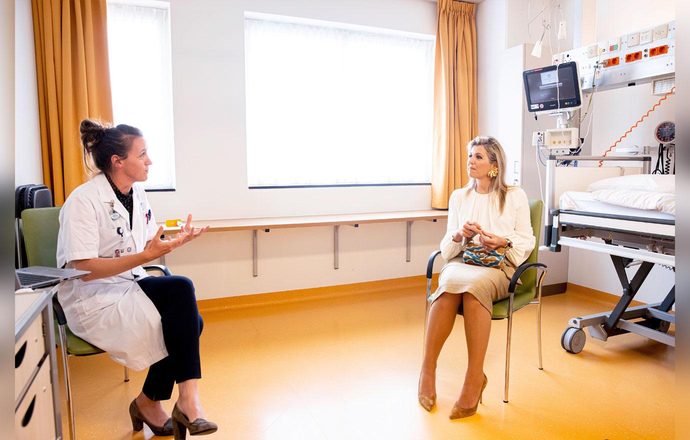 queen maxima visits umc hospital