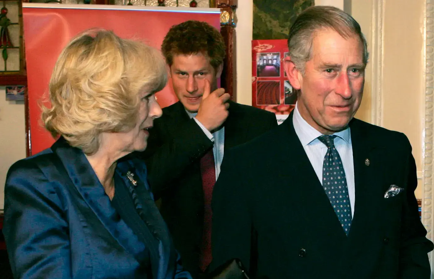 Camilla Parker Bowles and Prince Harry Prince Charles