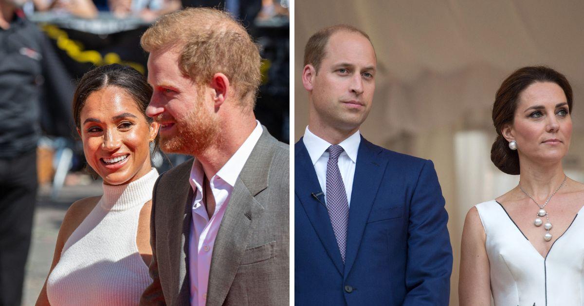 meghan markle and prince harry laughing prince william and kate middleton