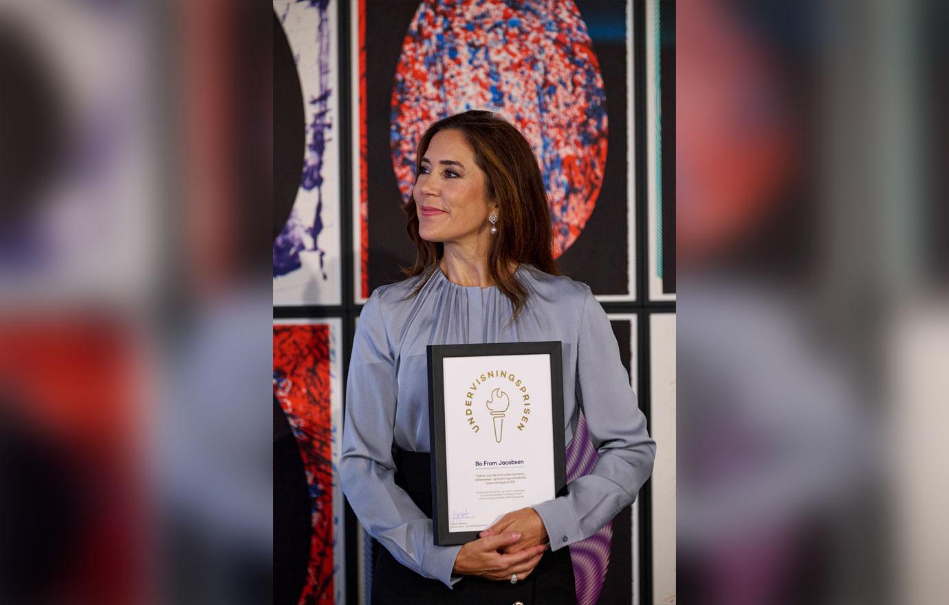 crownprincess mary of denmark awards danish ministry of education and research education prizes