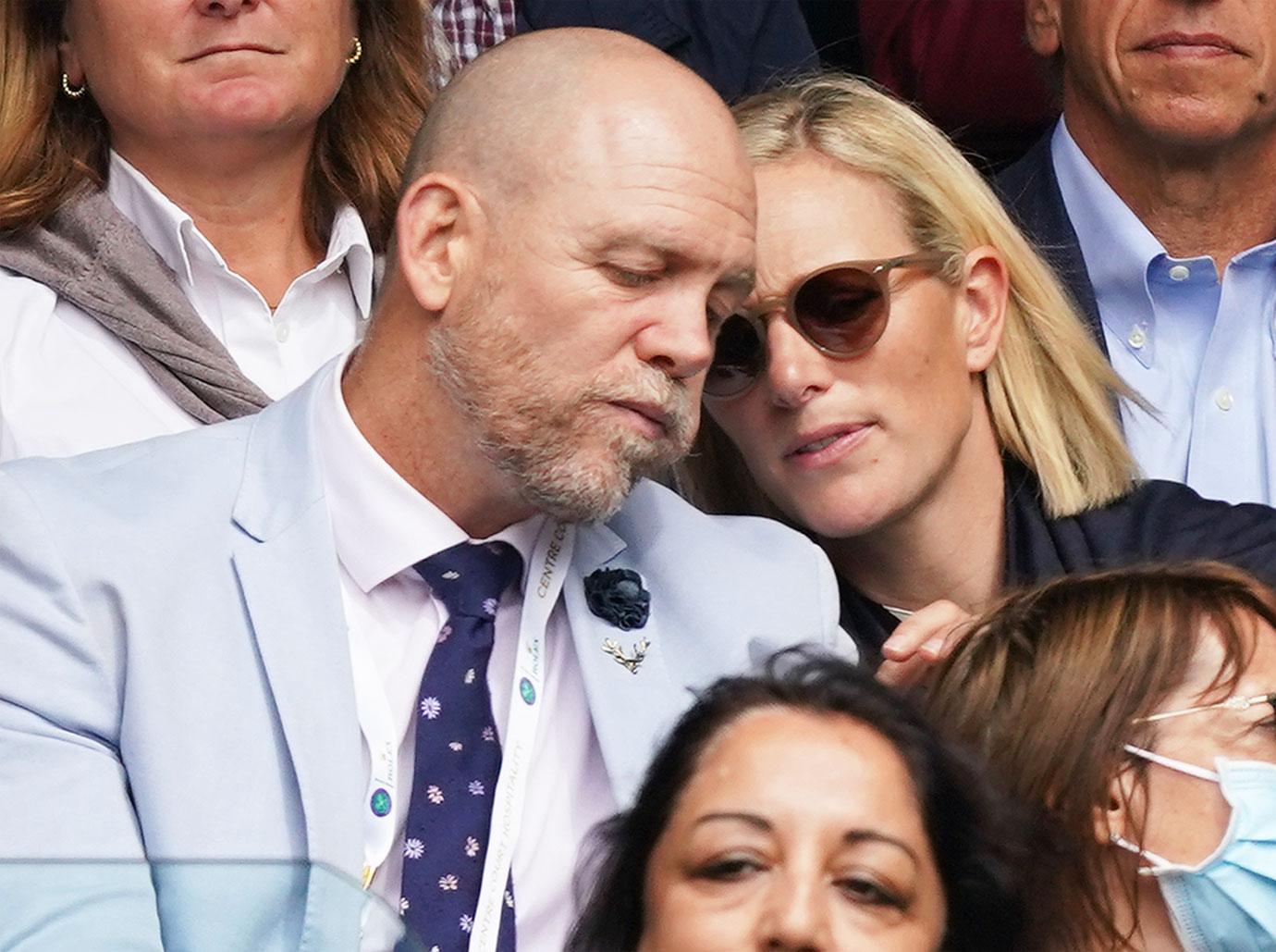 zara phillips mike tindall at wimbeldon