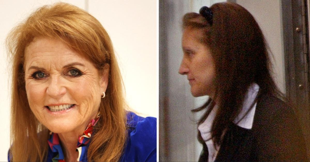 Split photo of Sarah Ferguson and Jane Andrews