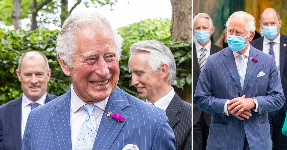 prince charles hrh prince of wales with health secretary matt hancock meeting nhs staff