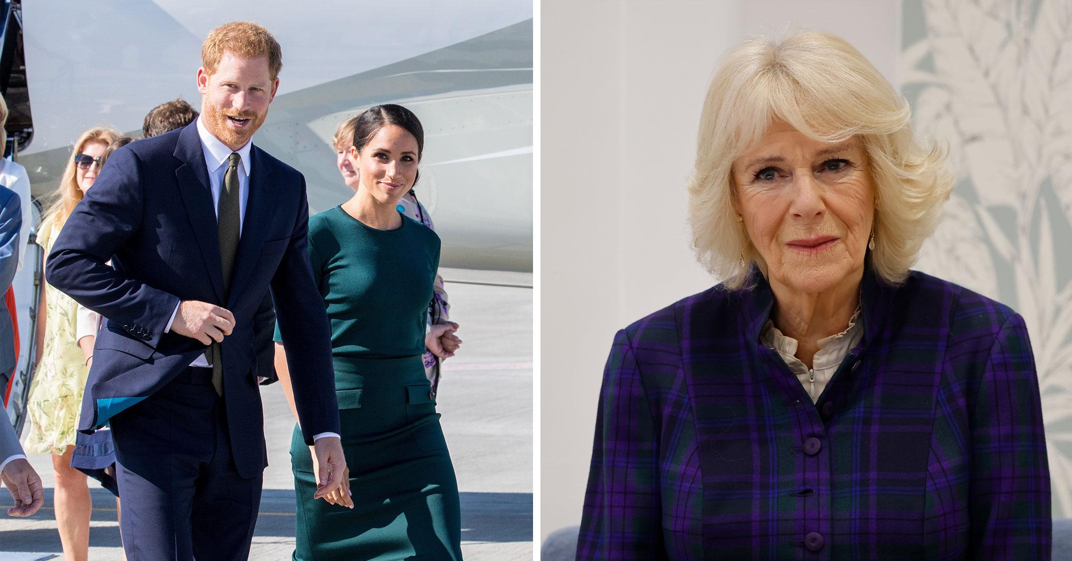 meghan markle prince harry camilla title deliberate pp