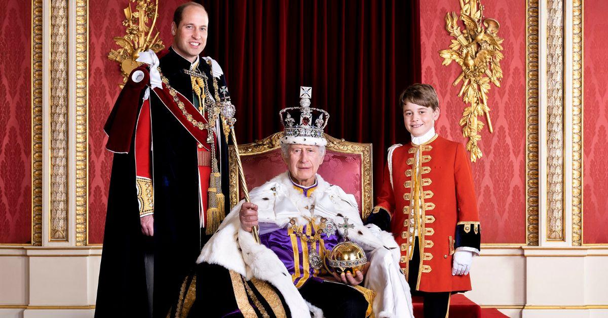 king charles iii prince william and prince george