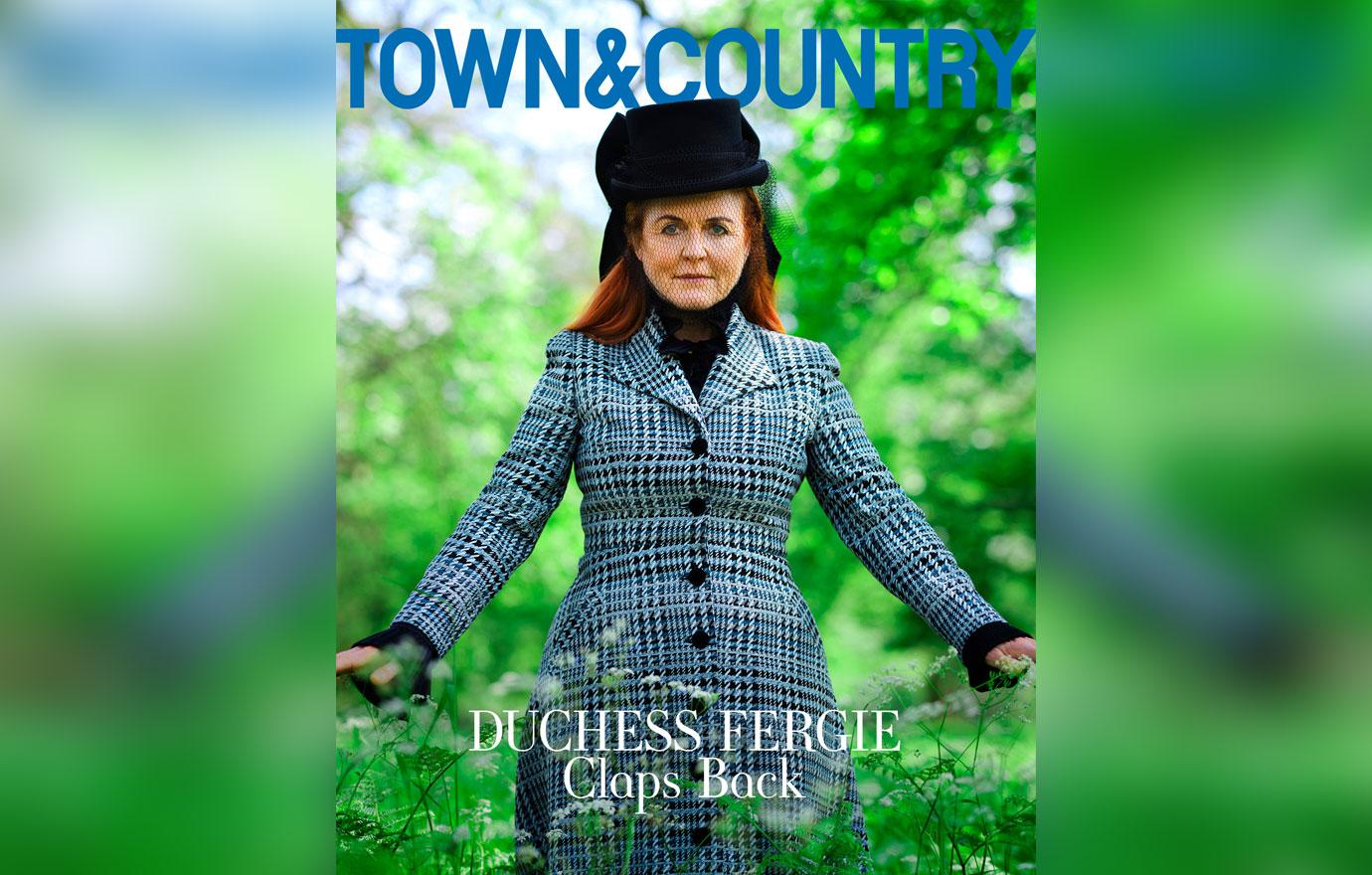 sarah ferguson duchess of york featured on a special digital cover of town and country