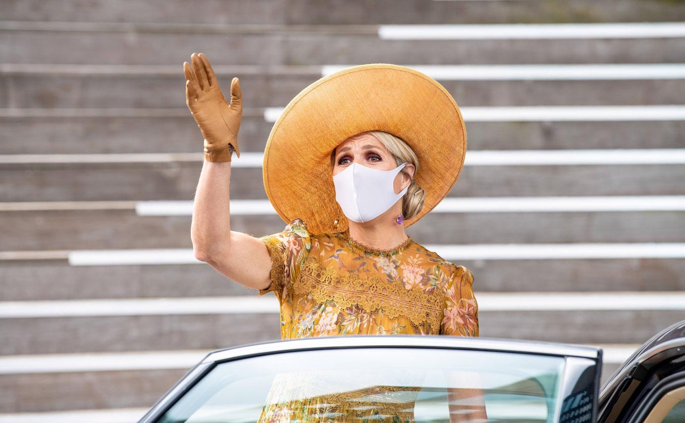 queen maxima visits the eye film museum in amsterdam