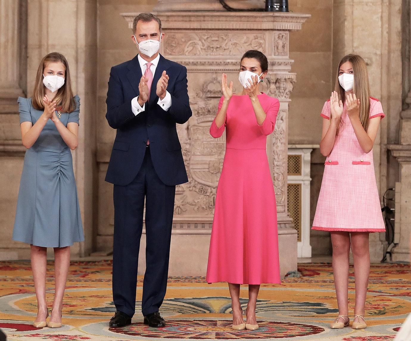 queen letizia spanish royals deliver order of the civil merit awards tro