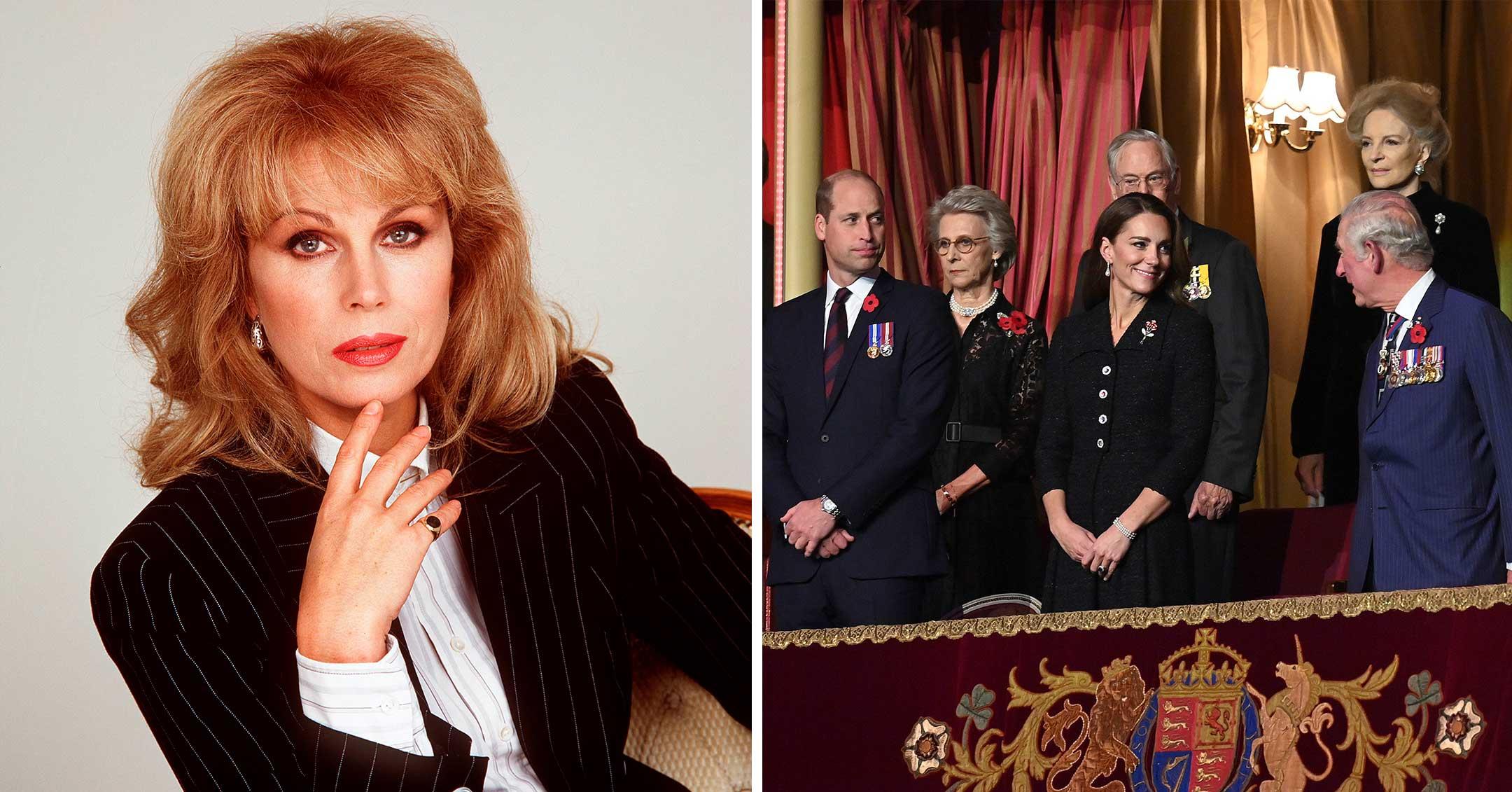 joanna lumley royal family never watched the crown pp