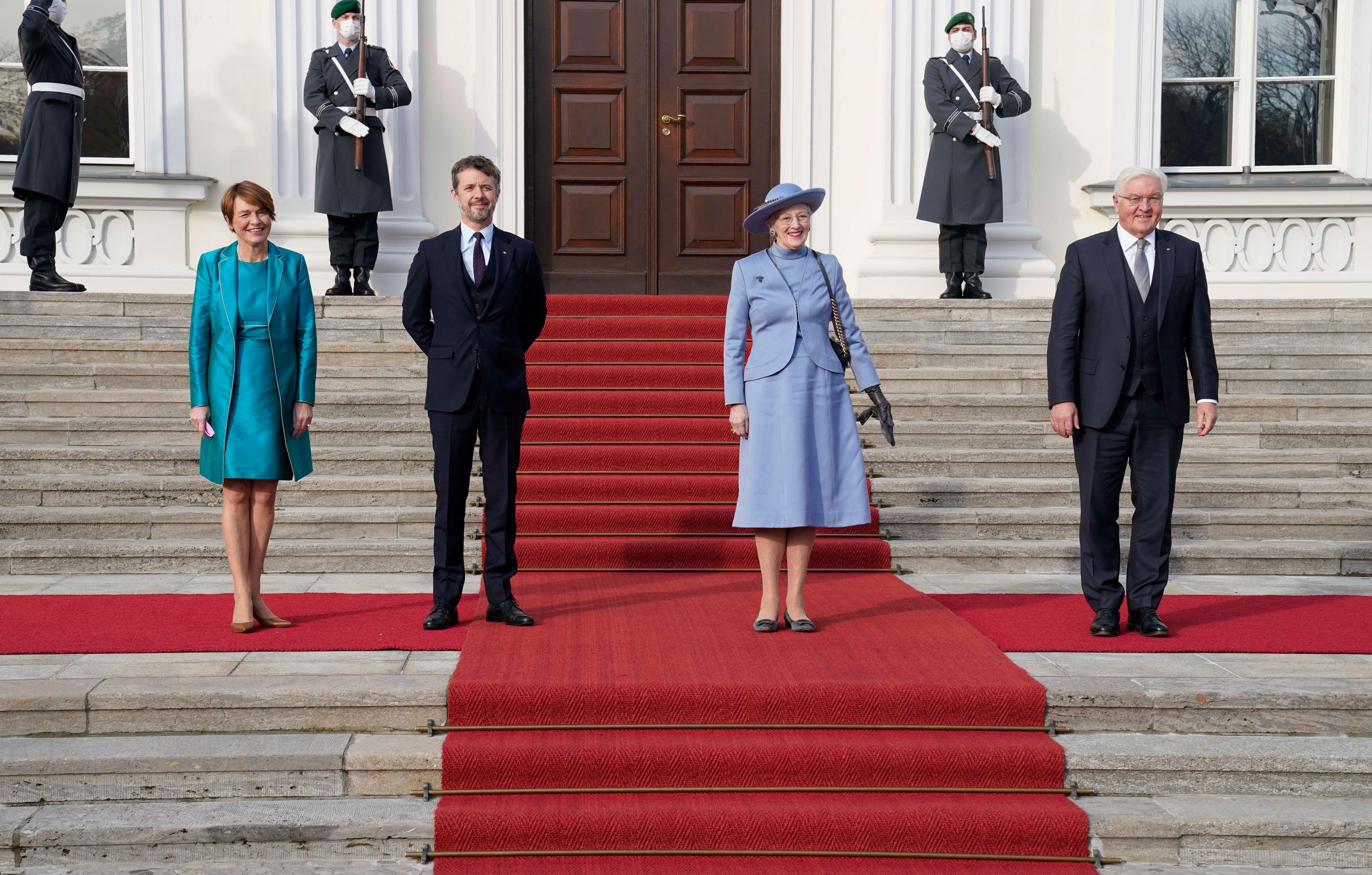 hm queen margrethe and hrh crown prince frederik pay a state visit to germany