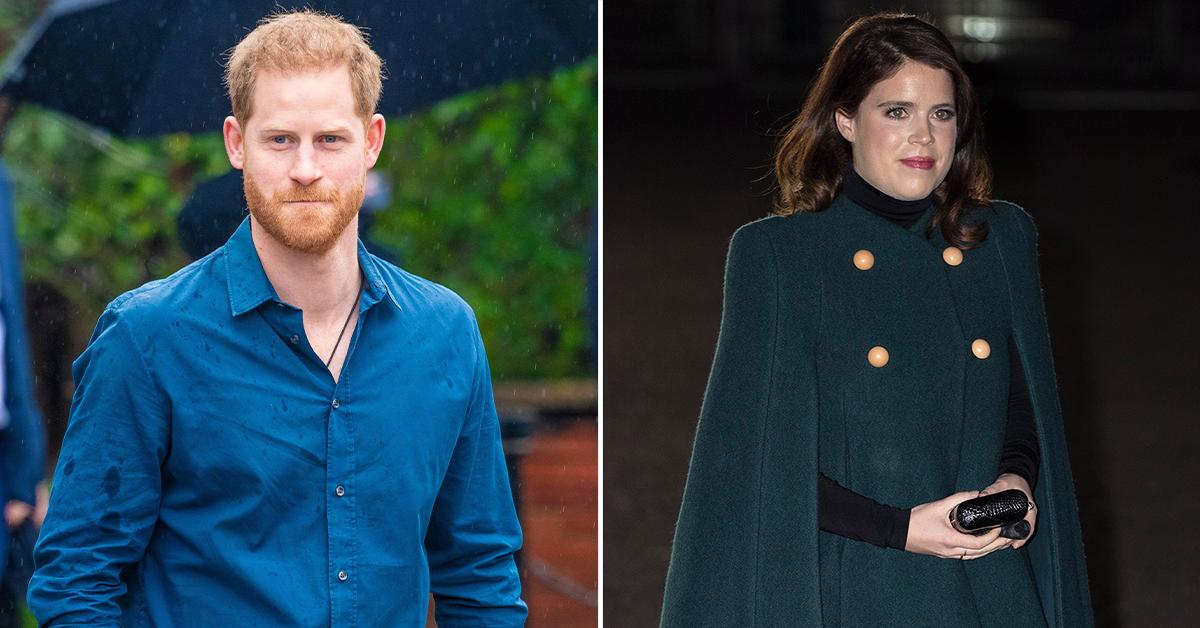 prince harry attends super bowl alongside cousin princess eugenie pp