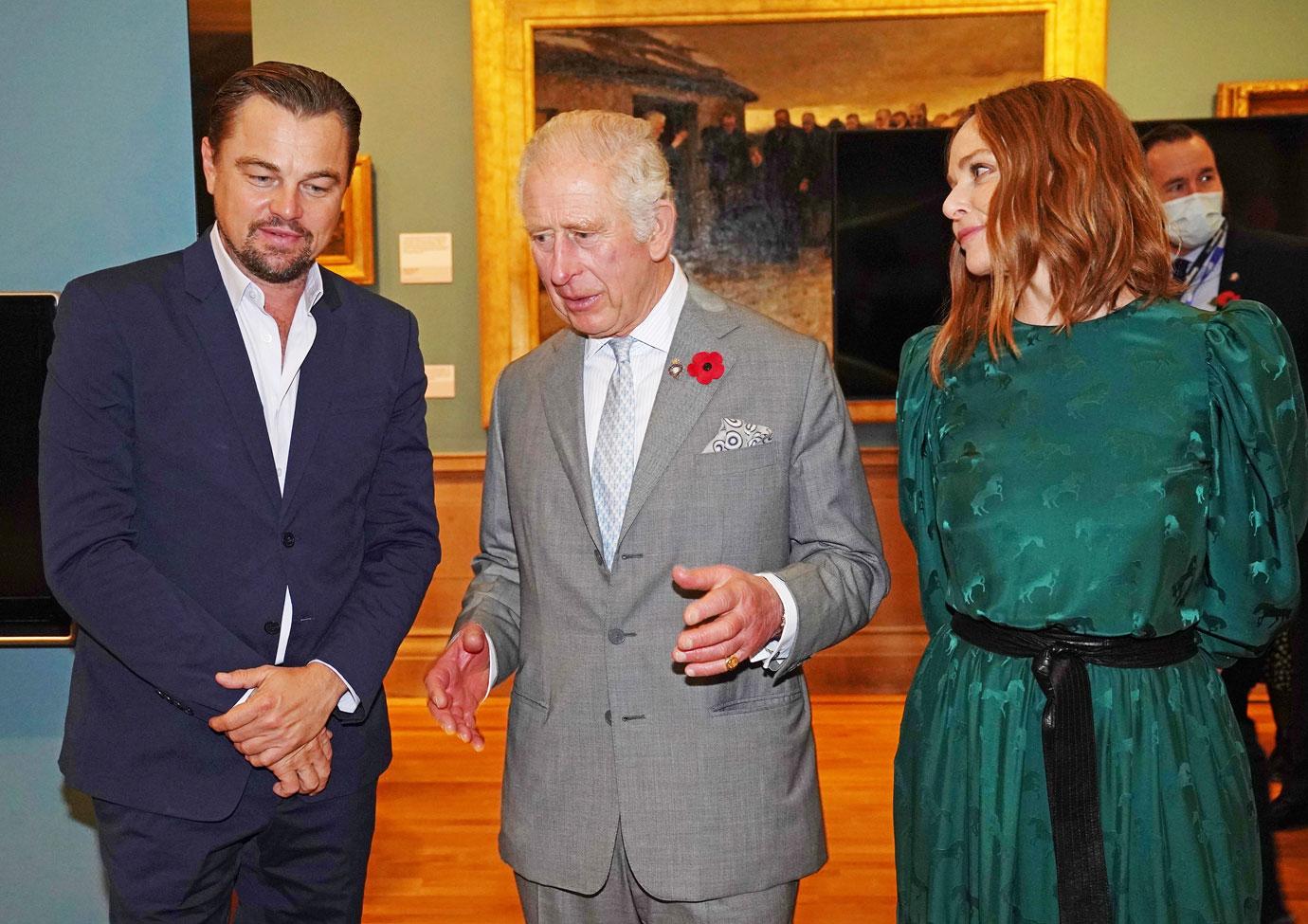 prince charles views a stella mccartney fashion installation