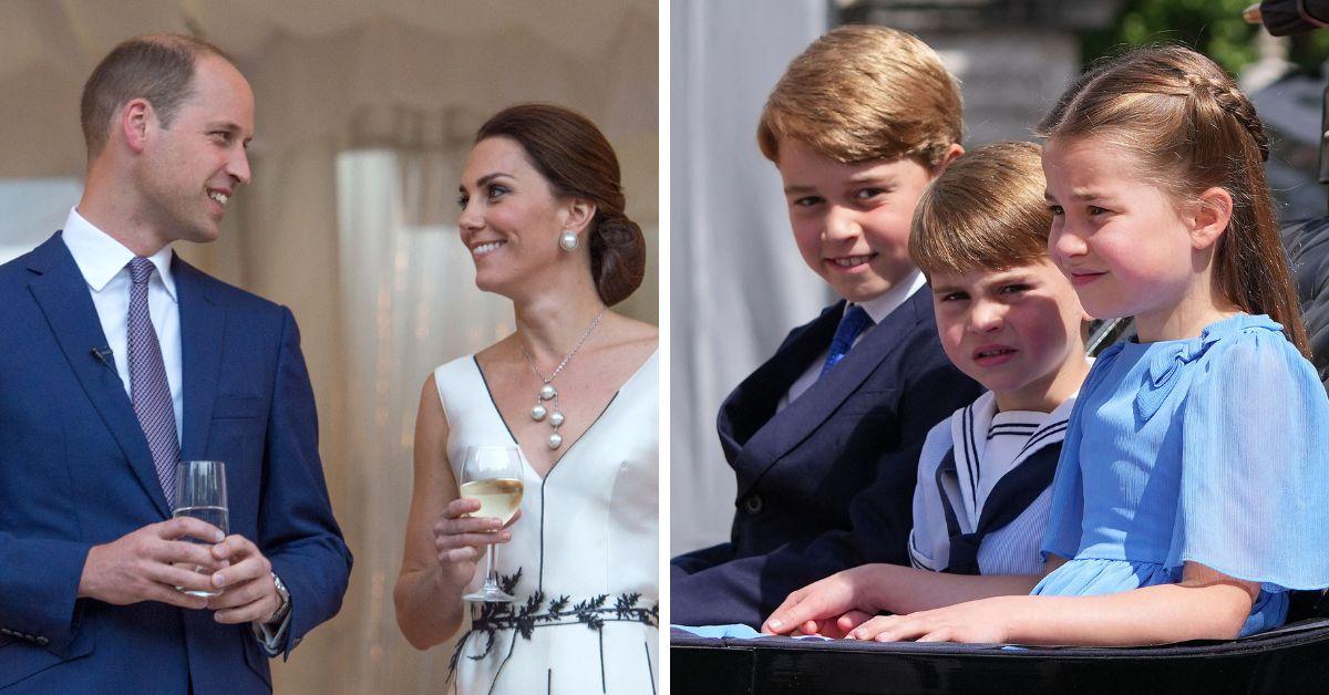 prince william kate middleton and their children