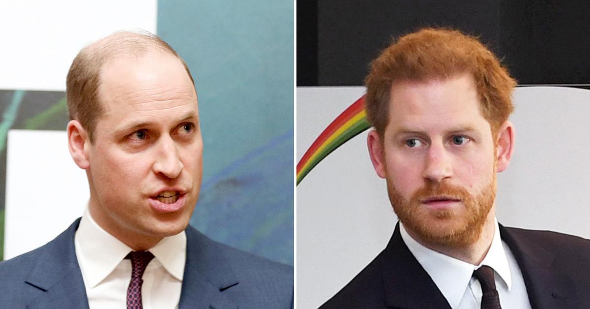 prince william prince harry at each others throats during prince philips funeral