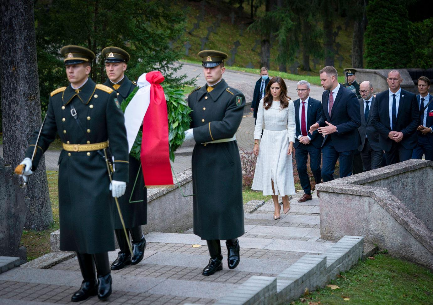 crown princess mary of denmark visits lithuania