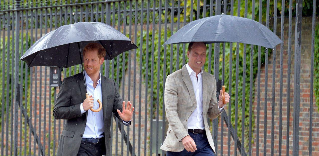 prince william prince harry further apart despite recent olive branch