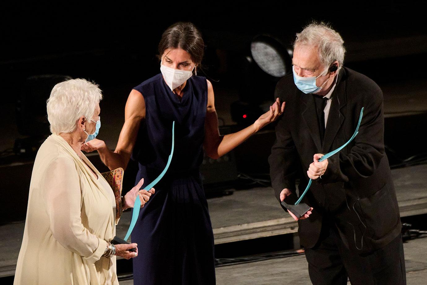 judi dench and queen letizia attend closing gala of the th edition of the atlantida mallorca film fest