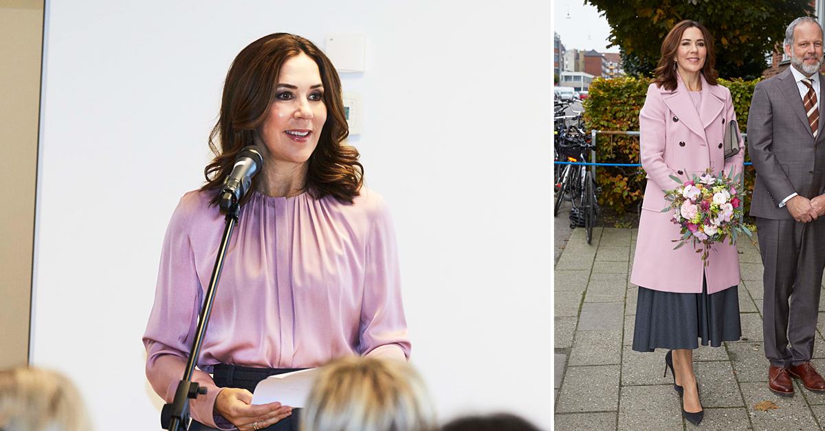 Crown Princess Mary Wears Pink At Psychiatry Foundation: Photos
