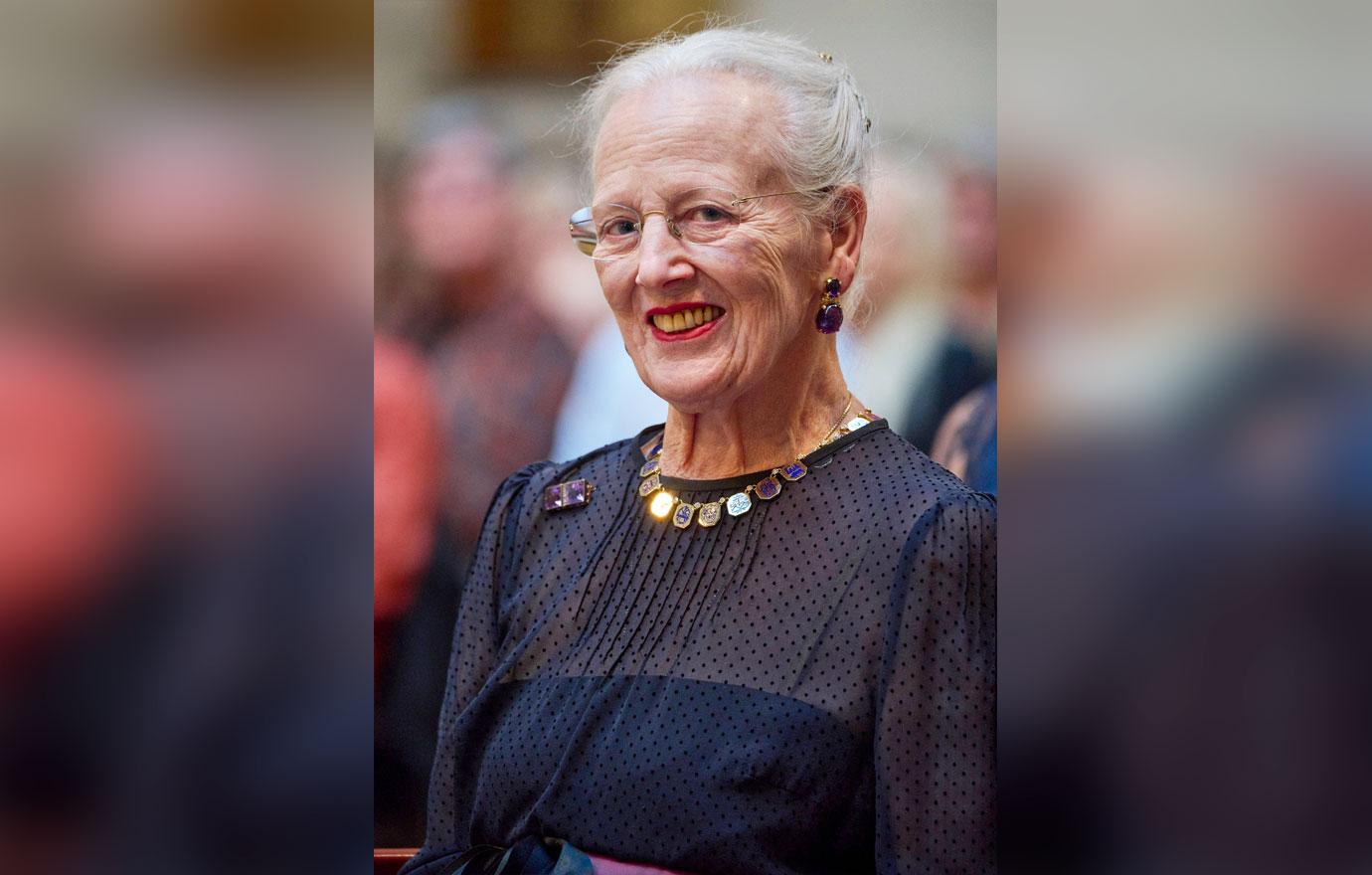 queen margrethe of denmark arrival to town hall copenhagen