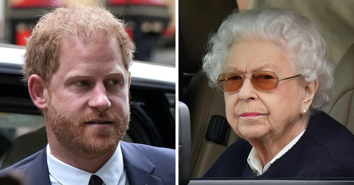 prince harry and queen elizabeth ii