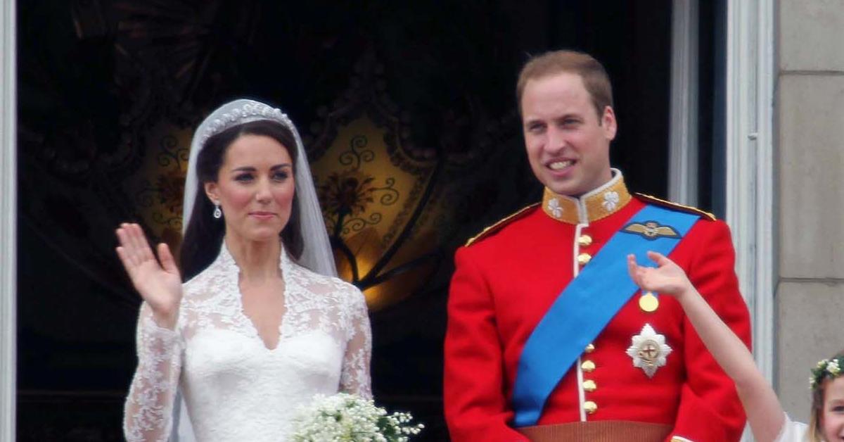 prince william kate middleton embrace wedding day