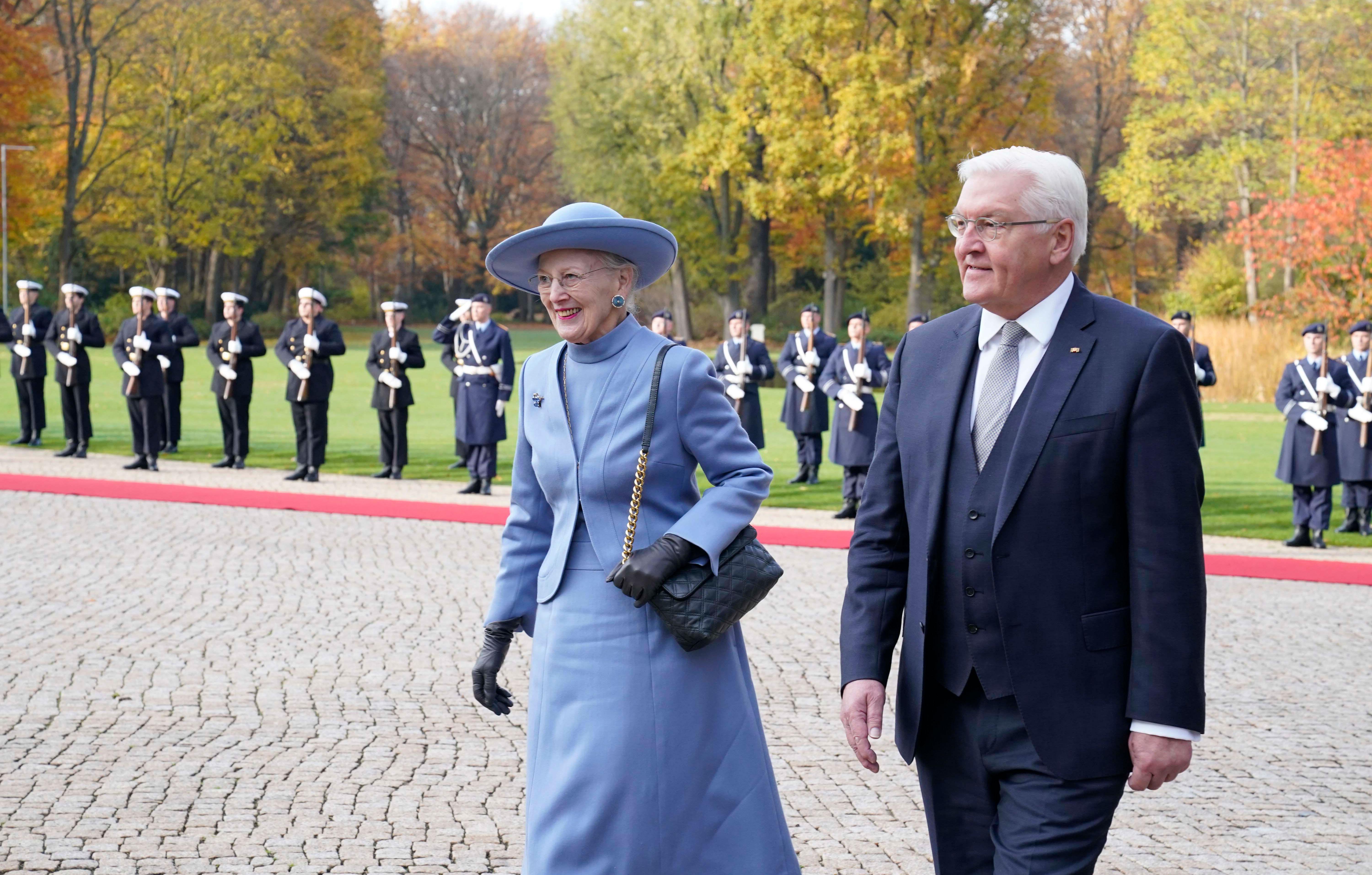 hm queen margrethe and hrh crown prince frederik pay a state visit to germany