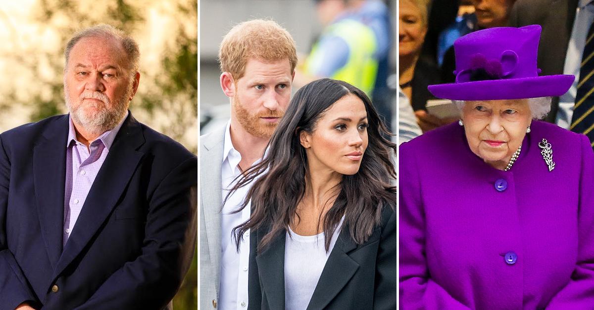 thomas markle says meghan markle prince harry embarrassed attacking queen elizabeth oprah interview