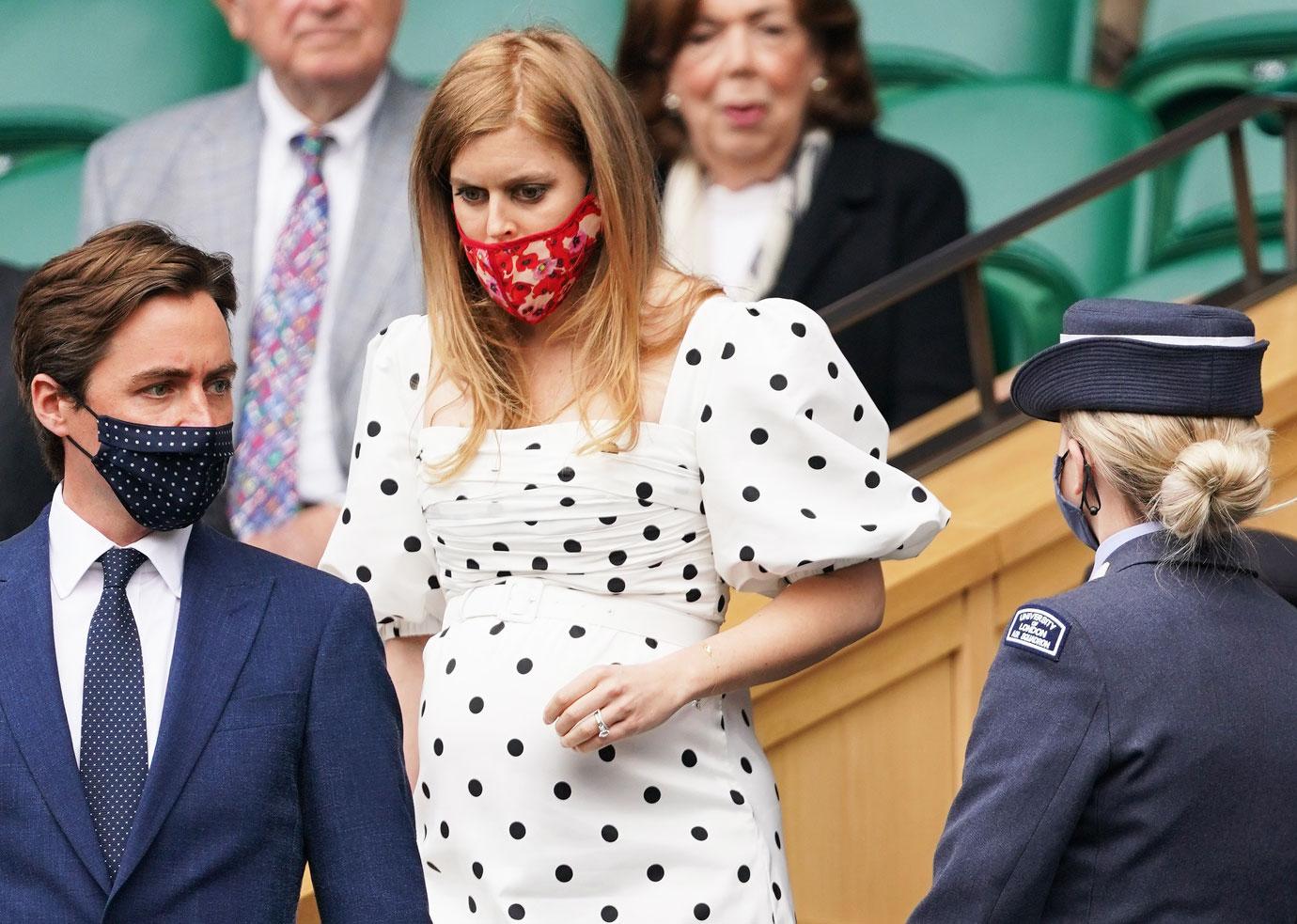 pregnant wimbeldon princess beatrice and husband edoardo