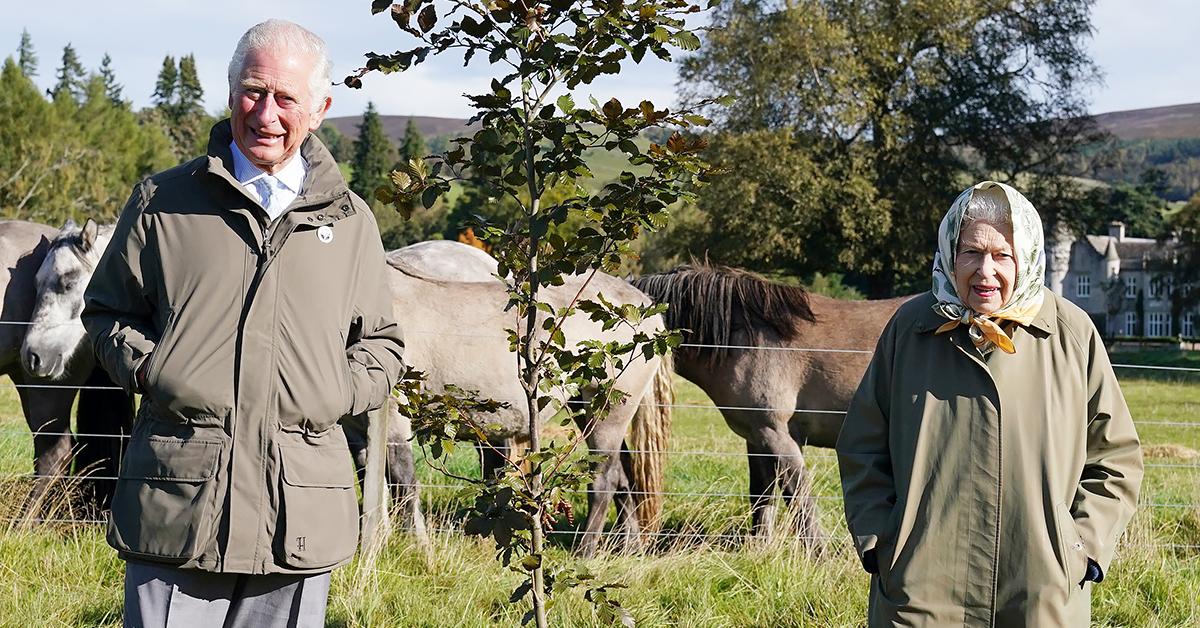 queen elizabeth prince charles mark the start of the queens green canopy tree planting in the uk tro