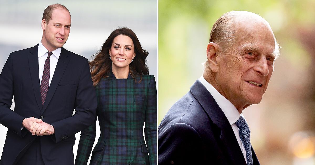 prince william kate middleton pay tribute prince philip after funeral