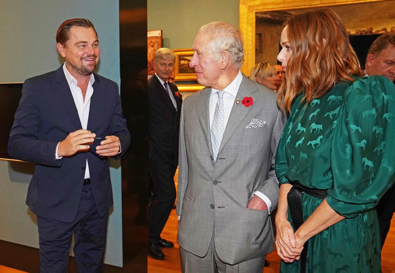 prince charles views a stella mccartney fashion installation