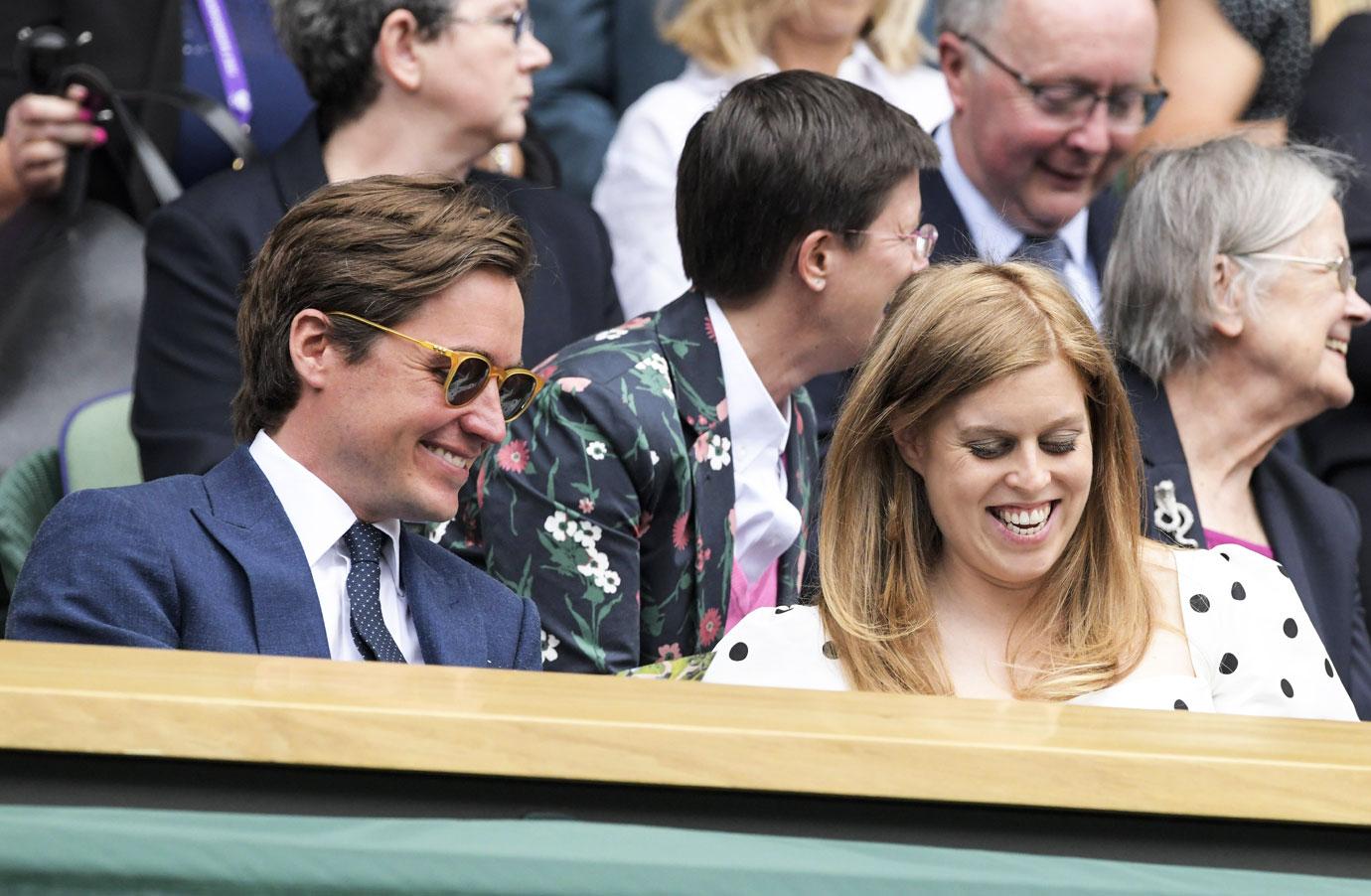 pregnant wimbeldon princess beatrice and husband edoardo