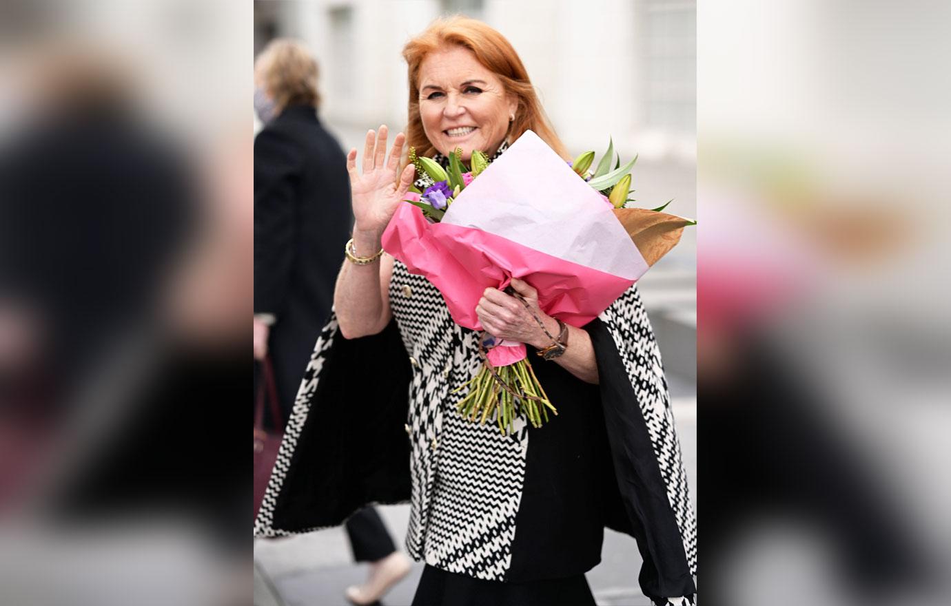 duchess of york sarah ferguson at europe  radio studios