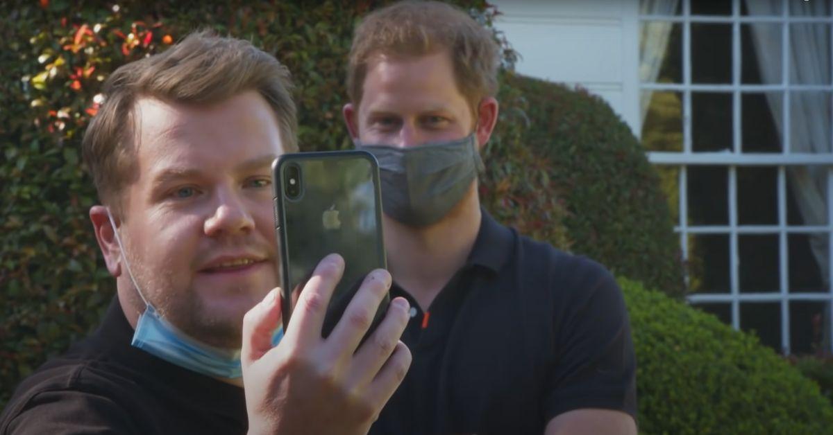 prince harry and james corden