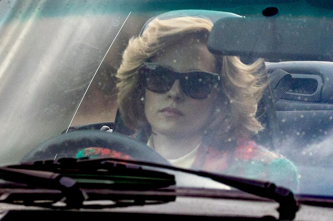 kristen stewart as princess diana on set of new movie