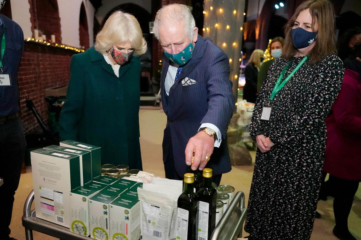 prince charles and duchess camilla visit wandsworth foodbank