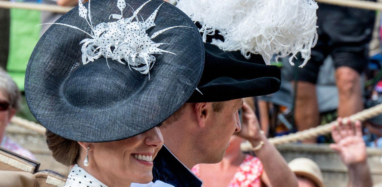 kate middleton spotted flirting prince william order of the garter