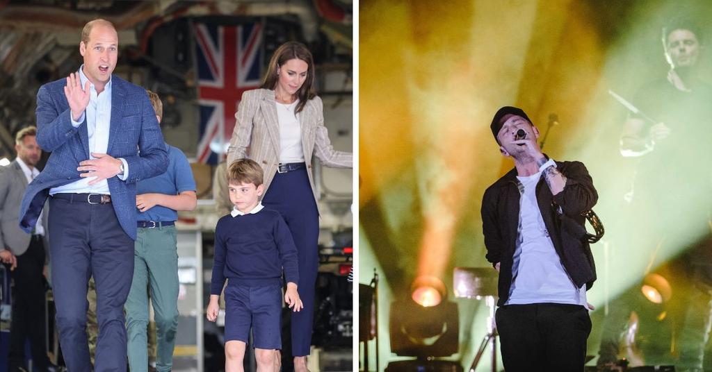 Prince William Meets OneRepublic And Tells Band Prince Louis Is A Fan ...