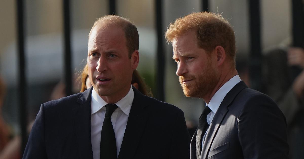 prince harry william not speaking