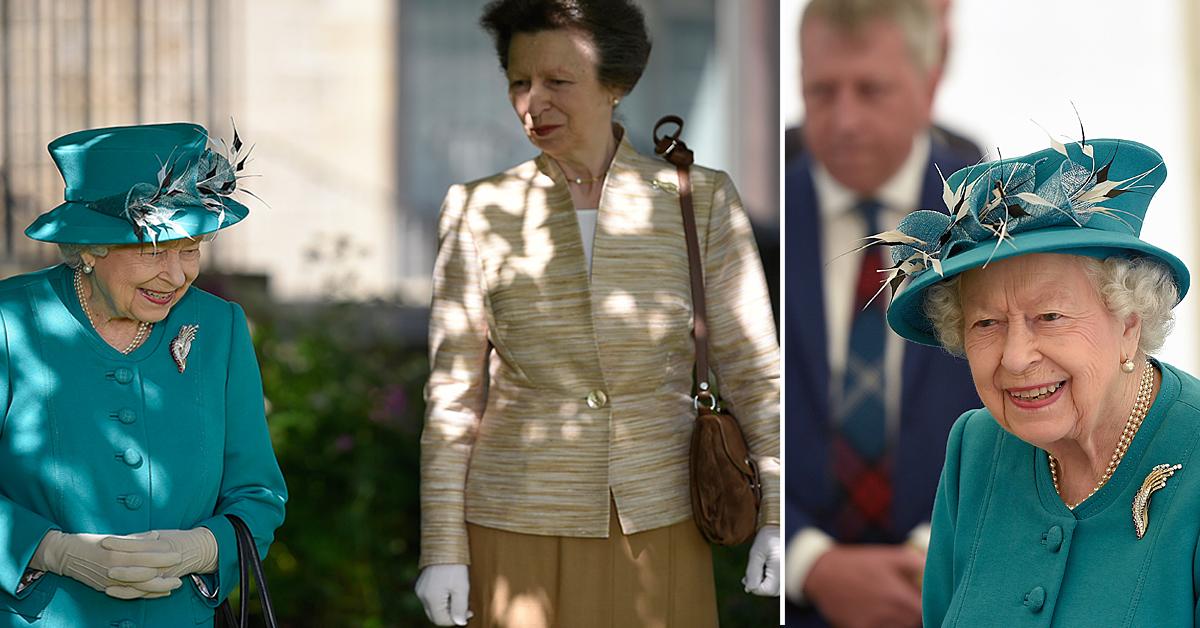 queen elizabeth and princess anne visit glasgow climate change institute