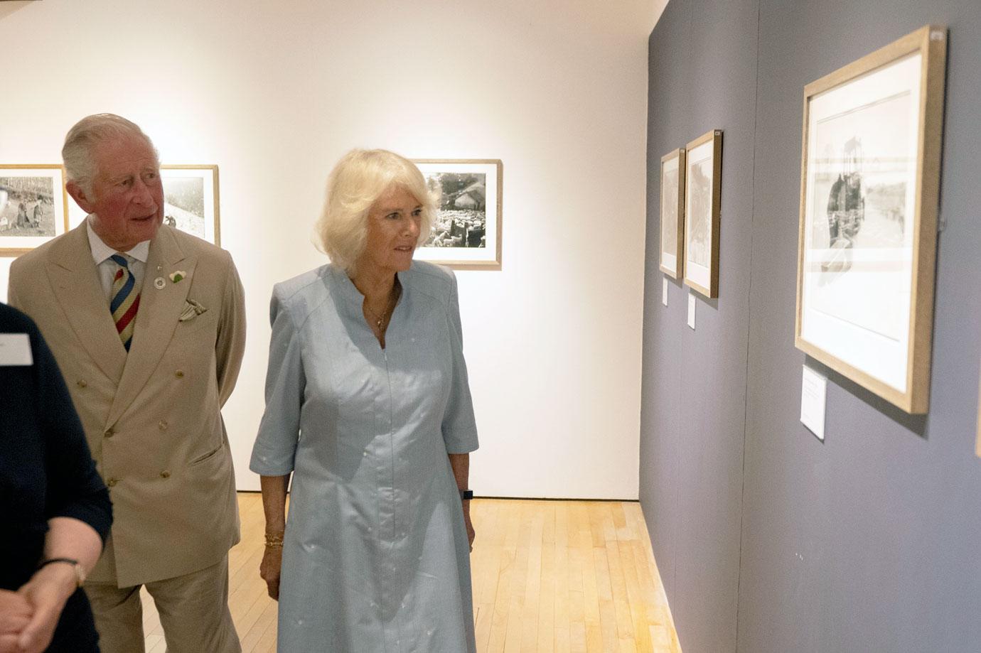 prince charles and camilla visit burton art centre