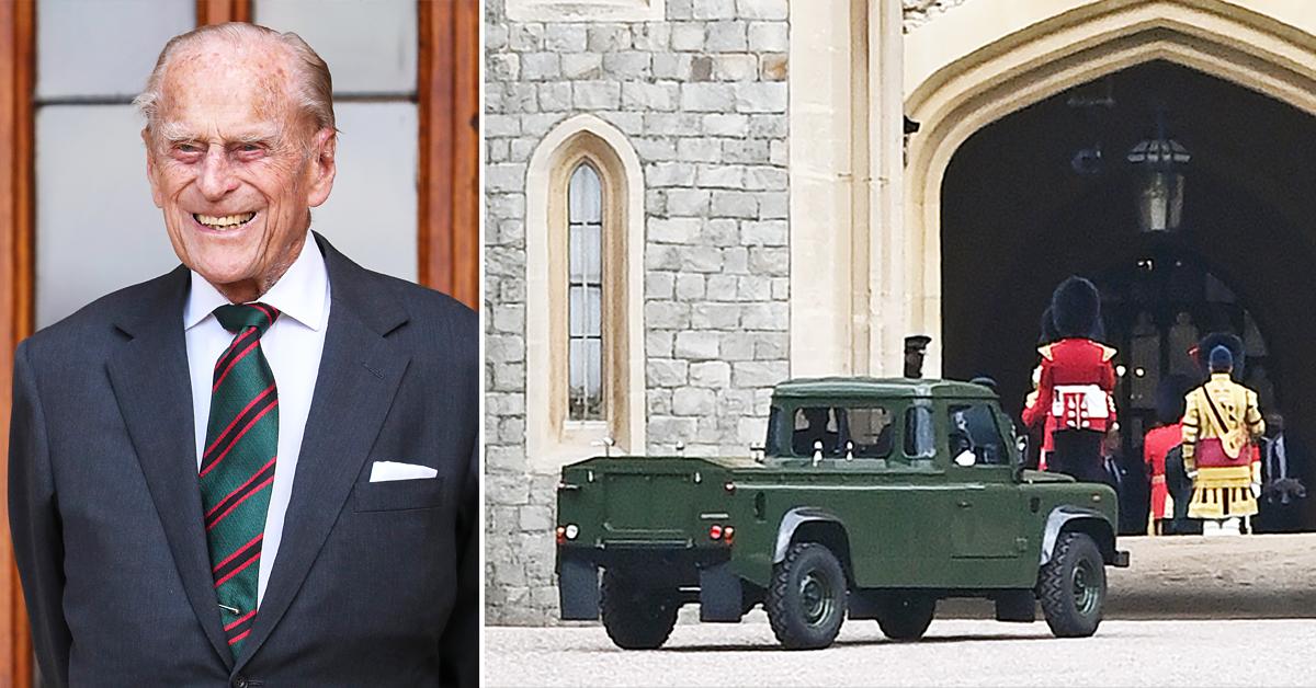 royal family reveals prince philip custom land rover hearse ahead funeral tro