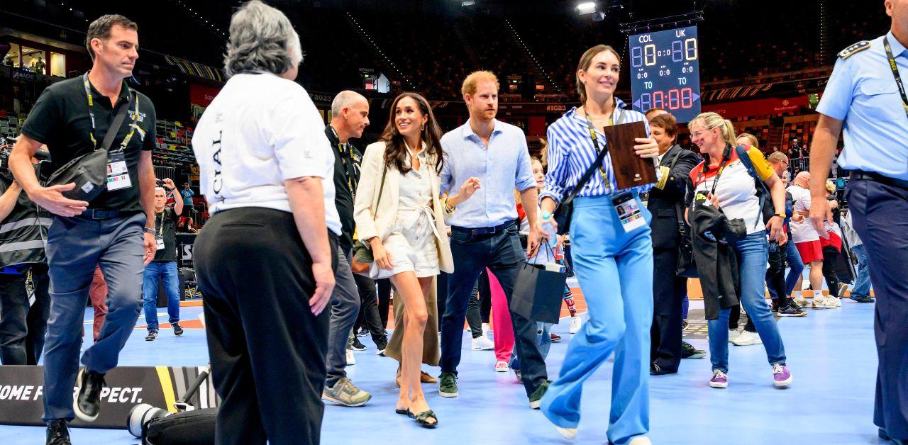 Prince Harry Caught Explaining The Invictus Games To Meghan Markle