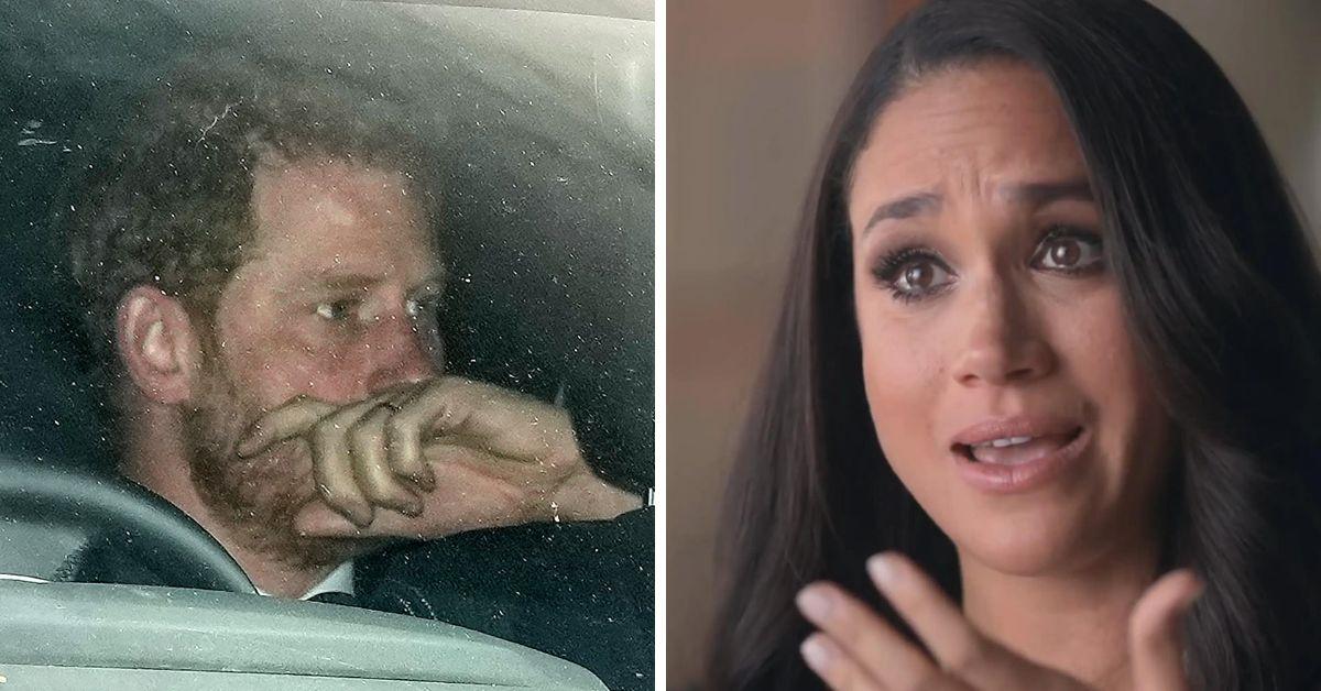 prince harry and meghan markle crying