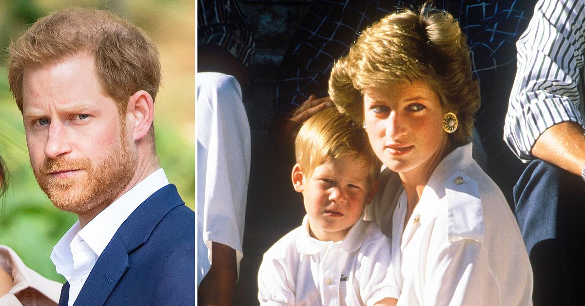 prince harry wont be happy until he heals from trauma of losing his mother tro