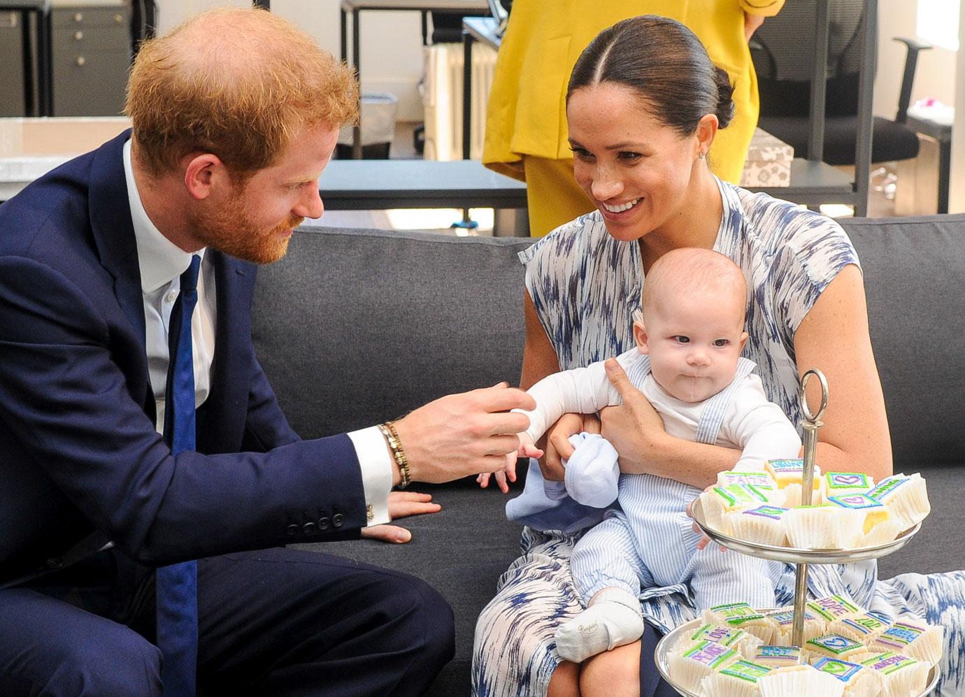 twinning archie looks just like his dad prince harry see the photos