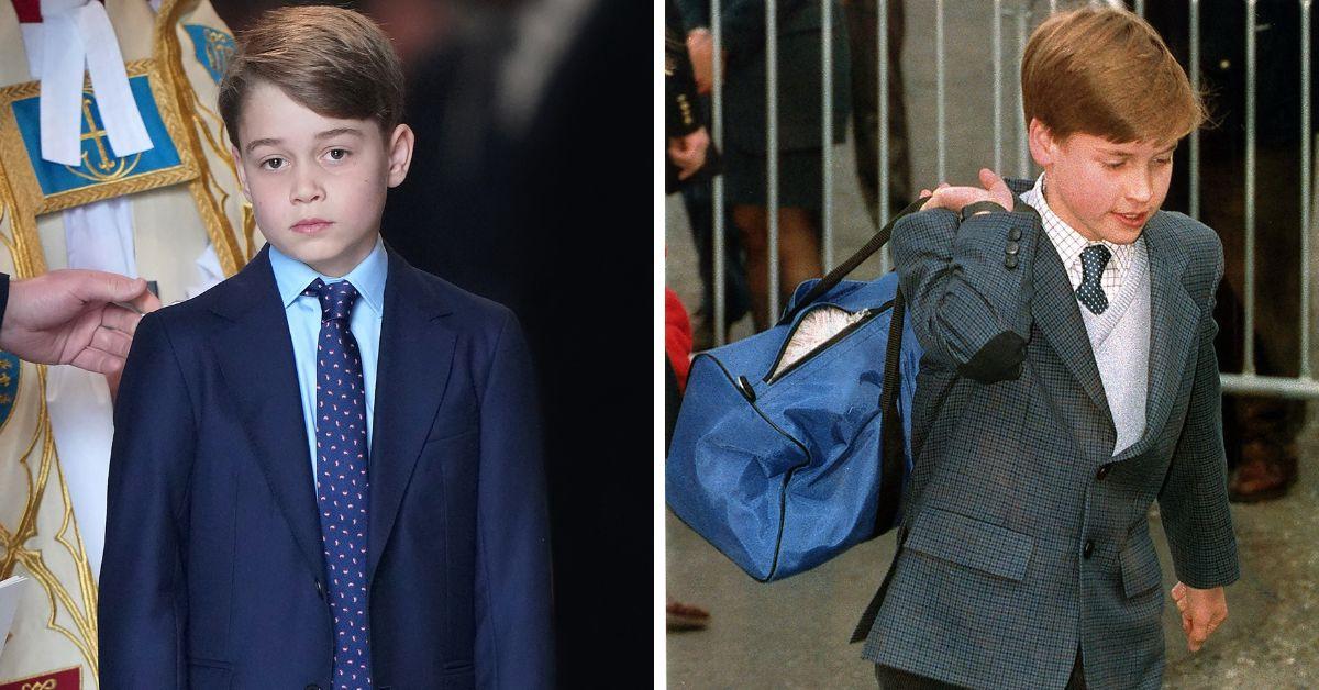 prince george and prince william at age